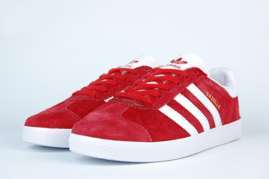 кроссовки Adidas Gazelle Red / White