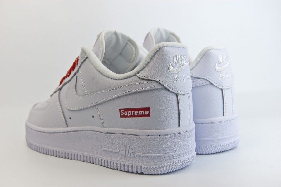 кроссовки Nike Air Force 1 Low x Supreme White