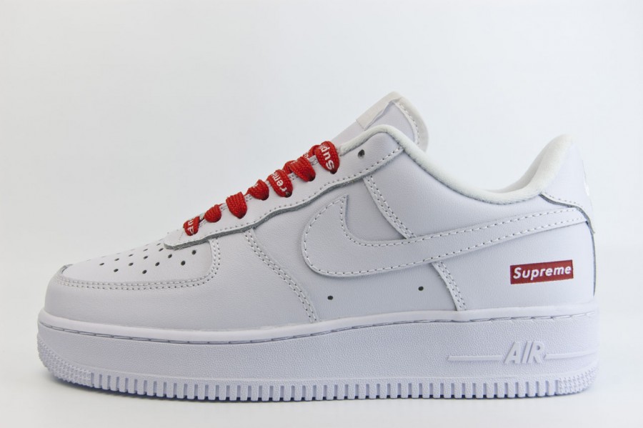 кроссовки Nike Air Force 1 Low x Supreme White