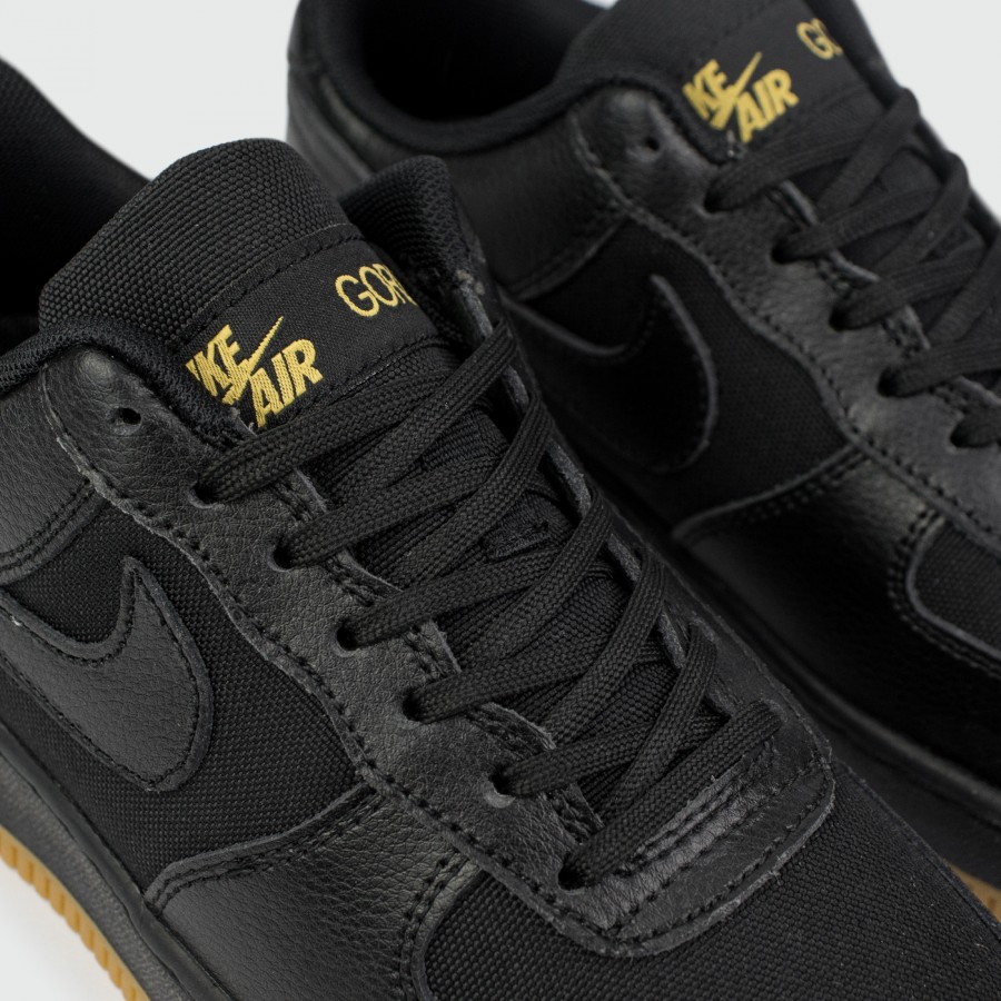 кроссовки Nike Air Force 1 Low Gore-tex Black / Gum