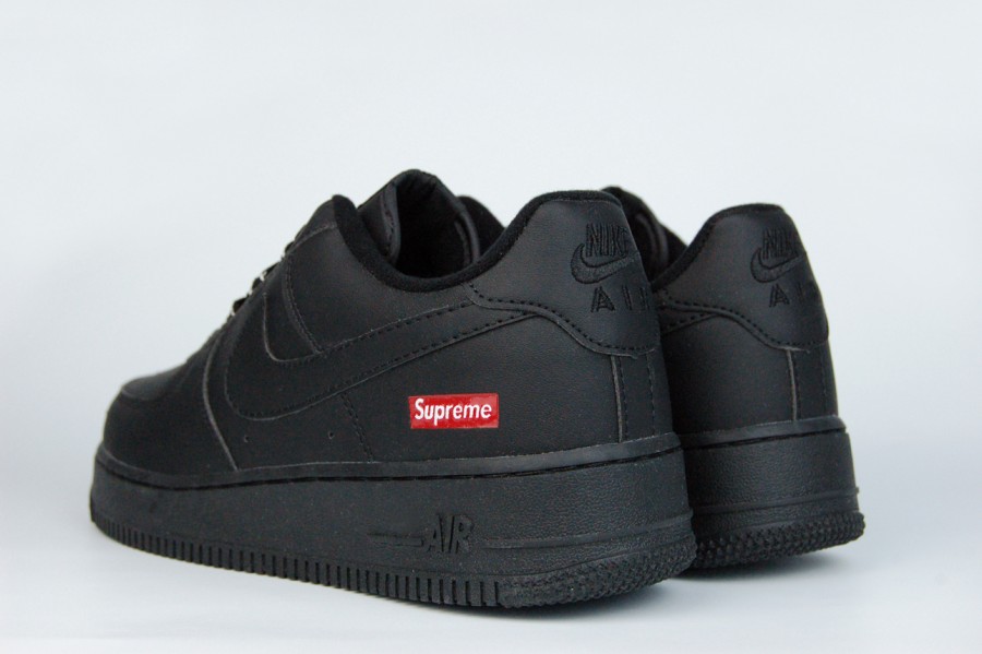 кроссовки Nike Air Force 1 Low x Supreme Triple Black