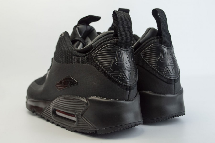 кроссовки Nike Air Max 90 Mid Winter Triple Black