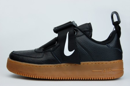 кроссовки Nike Air Force 1 Utility Wmns Black / Gum