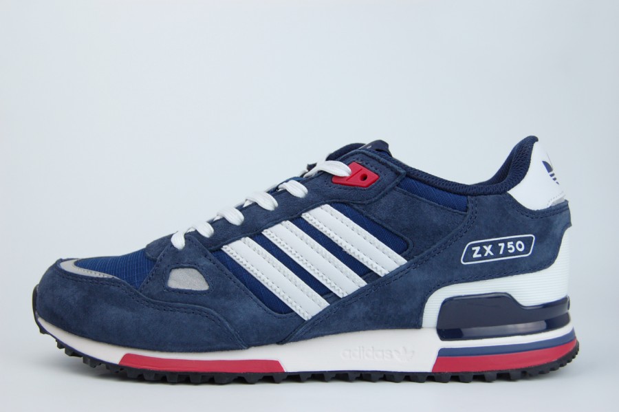 кроссовки Adidas ZX 750 Suede Blue