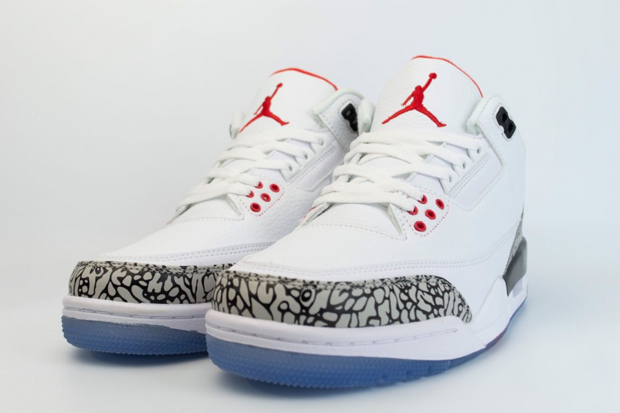 кроссовки Nike Air Jordan 3 Retro White Cement