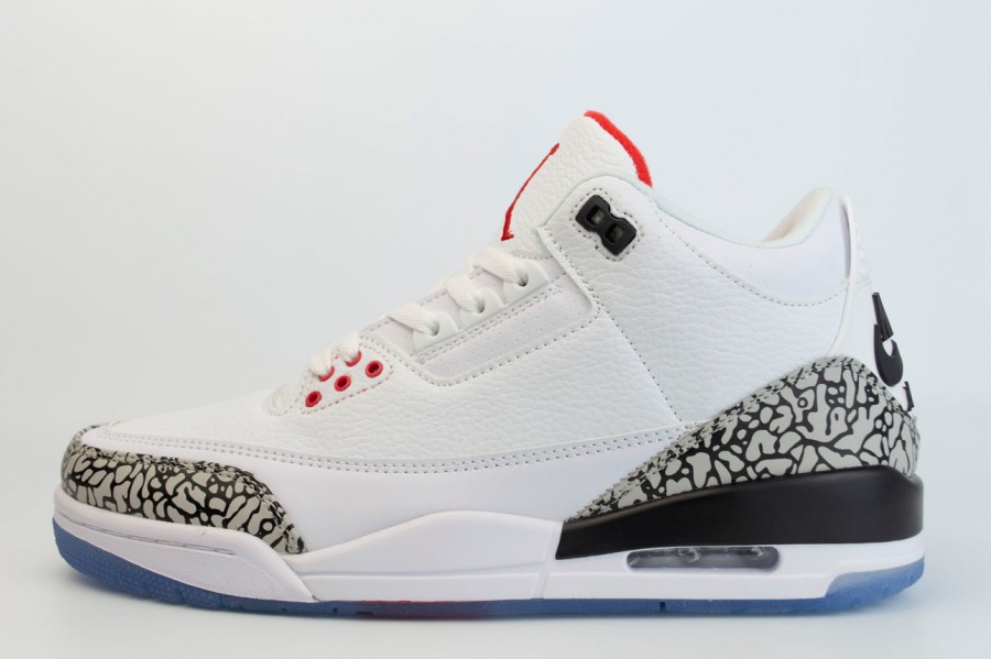 кроссовки Nike Air Jordan 3 Retro White Cement