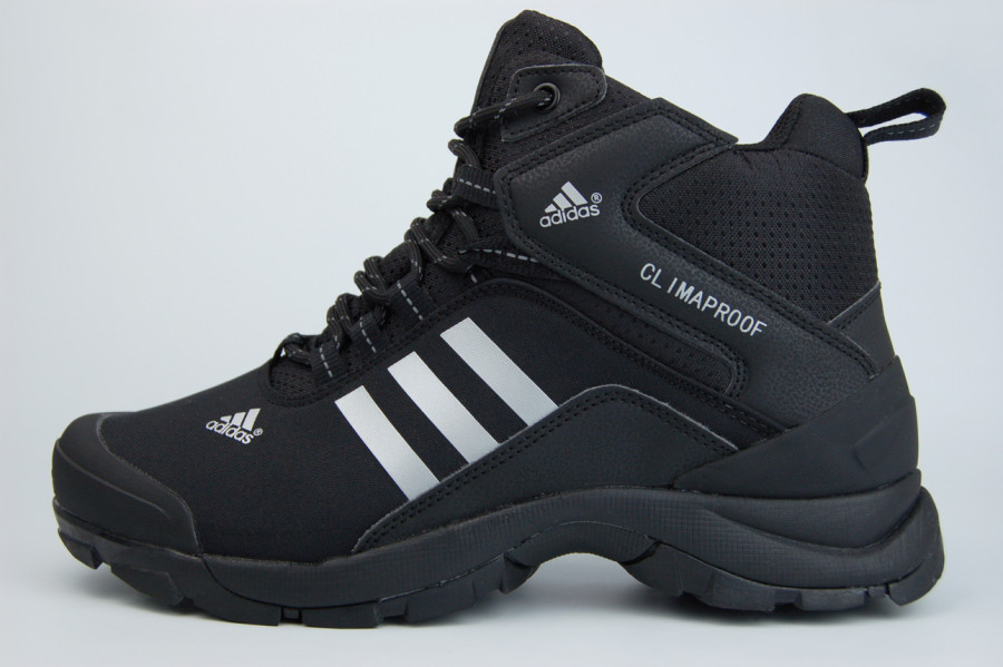 кроссовки Adidas Climaproof High Black / White Stripes
