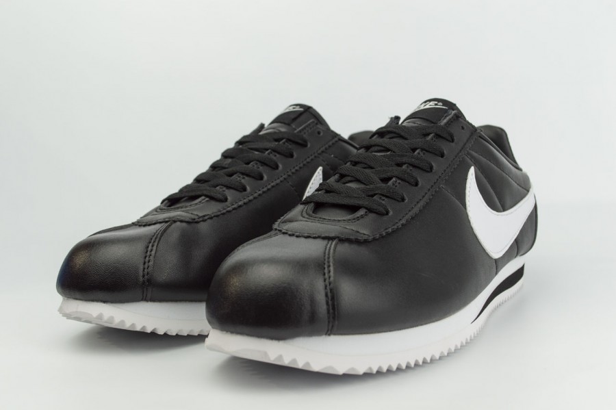 кроссовки Nike Cortez Classic Leather Black / White