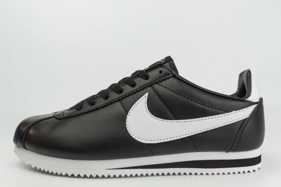 кроссовки Nike Cortez Classic Leather Black / White