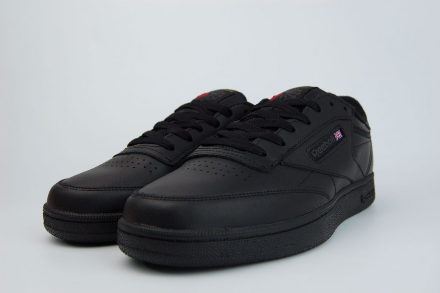 кроссовки Reebok Club C Leather Triple Black