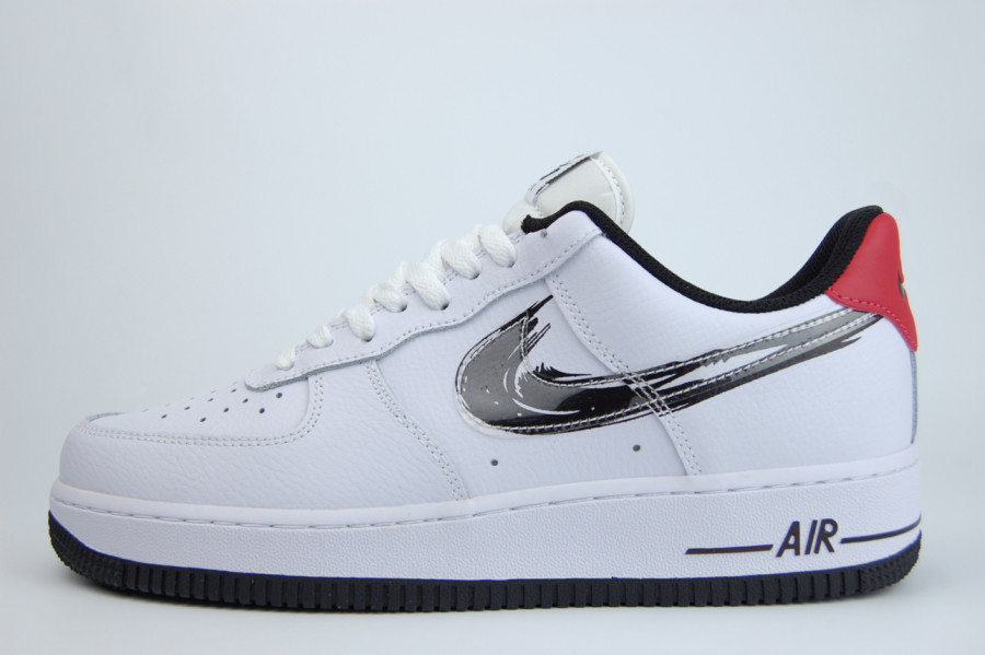 кроссовки Nike Air Force 1 Low Brushstroke White
