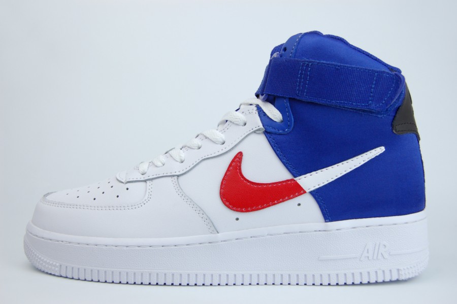 кроссовки Nike Air Force 1 Mid NBA White / Blue