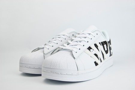 кроссовки Adidas SuperStar Logo White / Black