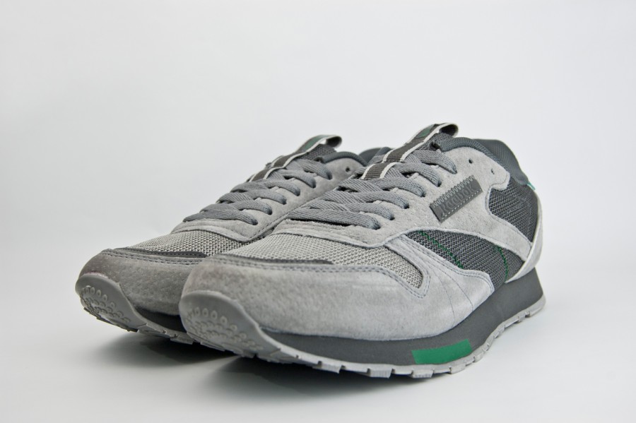 Кроссовки Reebok Classic Suede Grey / Green