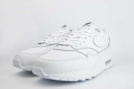 кроссовки Nike Air Max 1 Leather Triple White