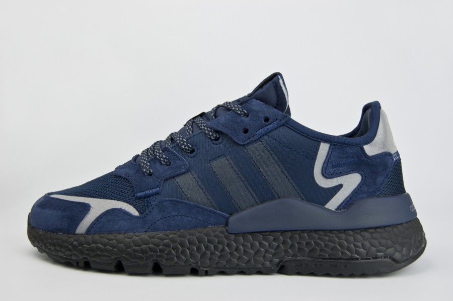 кроссовки Adidas Nite Jogger 3M Navy