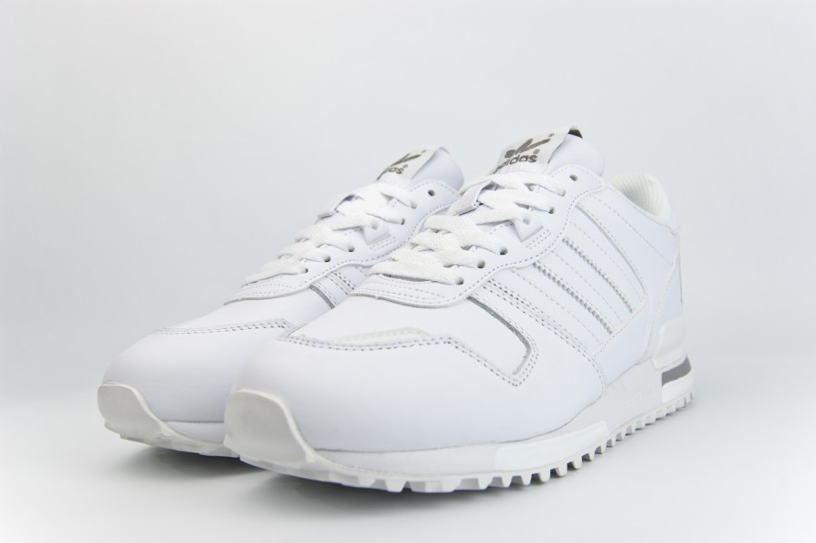 кроссовки Adidas ZX 700 Leather Triple White
