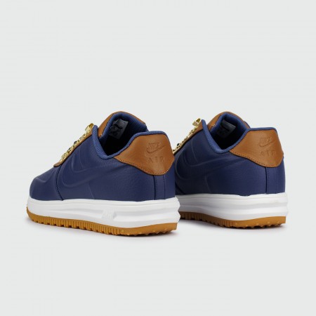 кроссовки Nike Lunar Force 1 Duckboot Low Blue / Brown