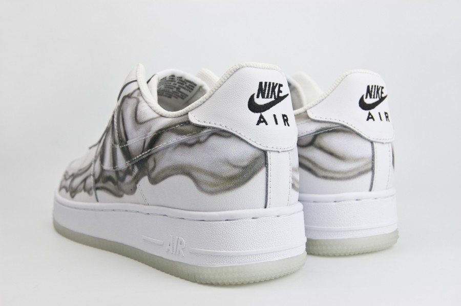 кроссовки Nike Air Force 1 Low Triple White Skeleton