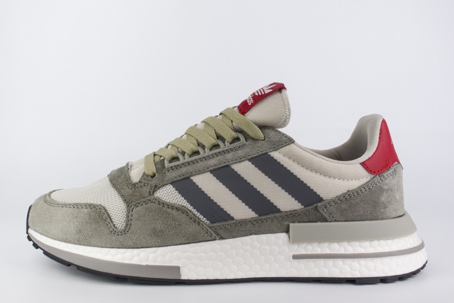 кроссовки Adidas ZX 500 Boost Grey / White