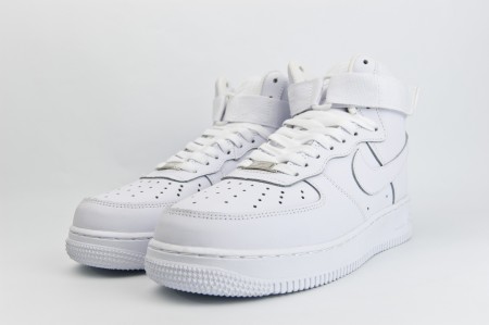 кроссовки Nike Air Force 1 Mid Triple White