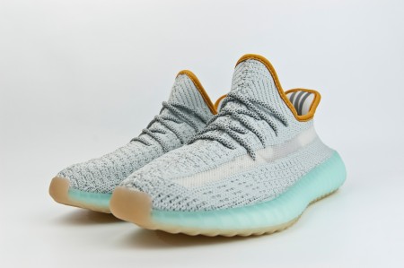 кроссовки Adidas Yeezy 350 boost V2 Wmns Grey / Blue Ftwr