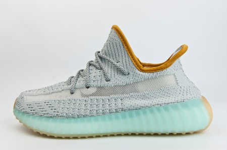 кроссовки Adidas Yeezy 350 boost V2 Wmns Grey / Blue Ftwr