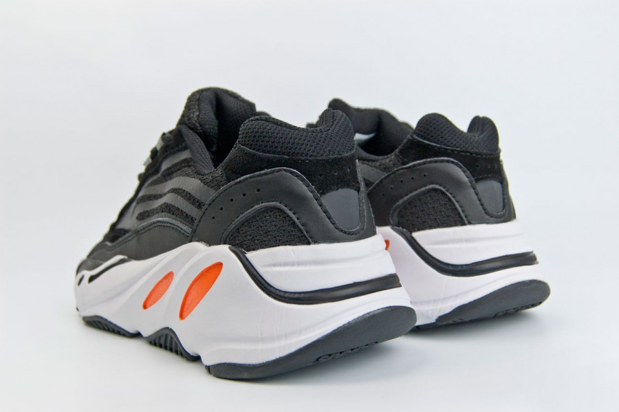 кроссовки Adidas Yeezy Boost 700 v2 Wmns Black / Ftwr White-Orange