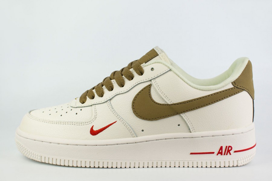 кроссовки Nike Air Force 1 Low Premium White / Brown