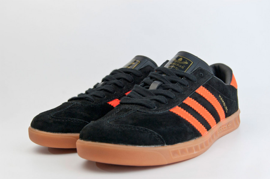 кроссовки Adidas Hamburg Black / Orange