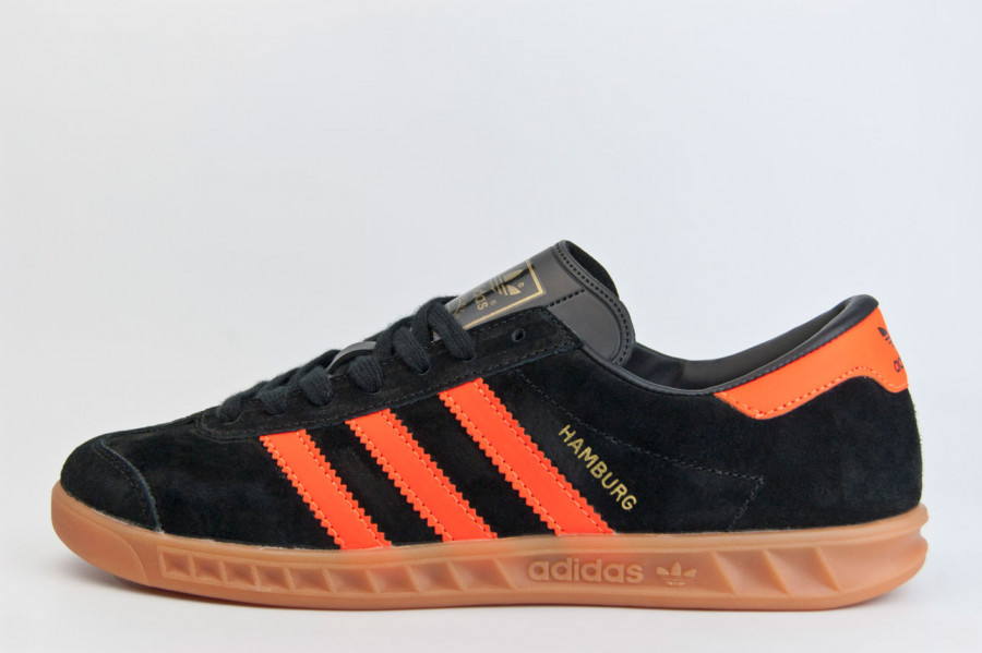 кроссовки Adidas Hamburg Black / Orange
