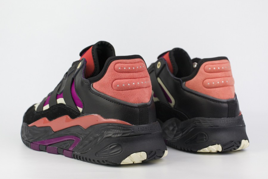 кроссовки Adidas Niteball Black / Lilac