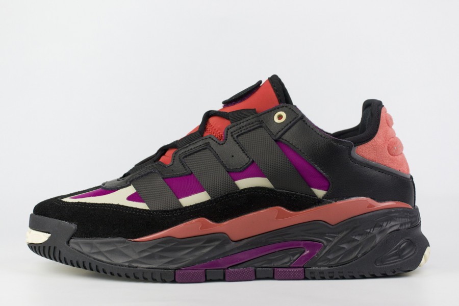кроссовки Adidas Niteball Black / Lilac