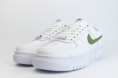 кроссовки Nike Air Force 1 Low Pixel Wmns White / Green