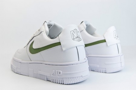 кроссовки Nike Air Force 1 Low Pixel Wmns White / Green