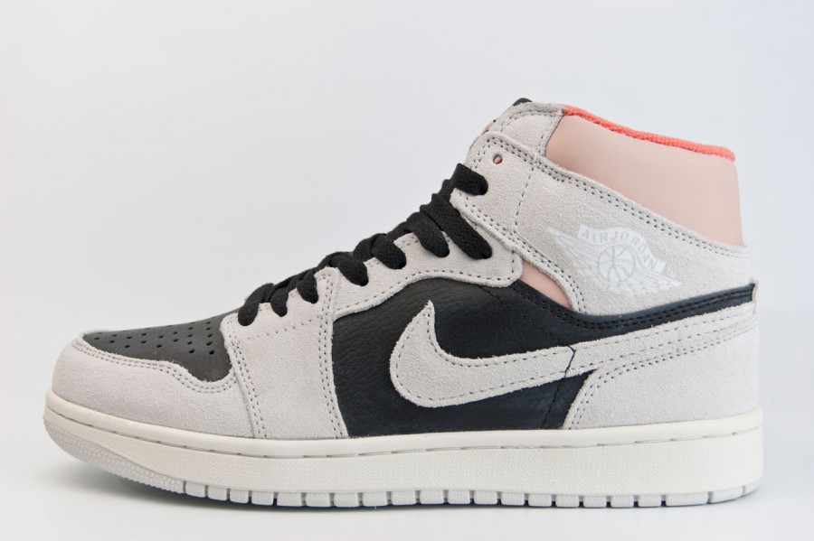 кроссовки Nike Air Jordan 1 Wmns Pink / Black