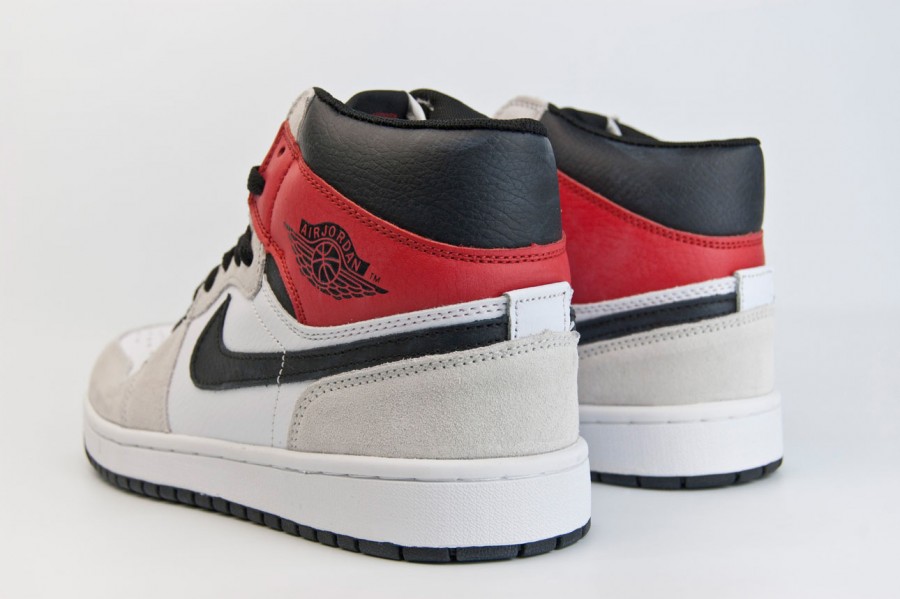кроссовки Nike Air Jordan 1 Wmns White / Black / Red