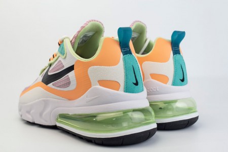 кроссовки Nike Air Max 270 React Wmns White / Orange