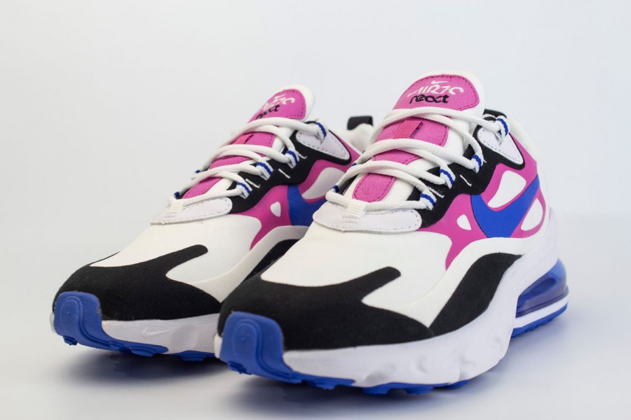 кроссовки Nike Air Max 270 React Wmns White / Purple