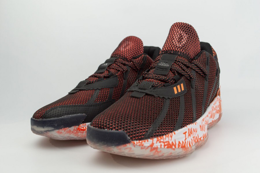 кроссовки Adidas Dame Lillard 7 Black / Orange