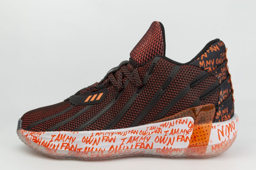 кроссовки Adidas Dame Lillard 7 Black / Orange
