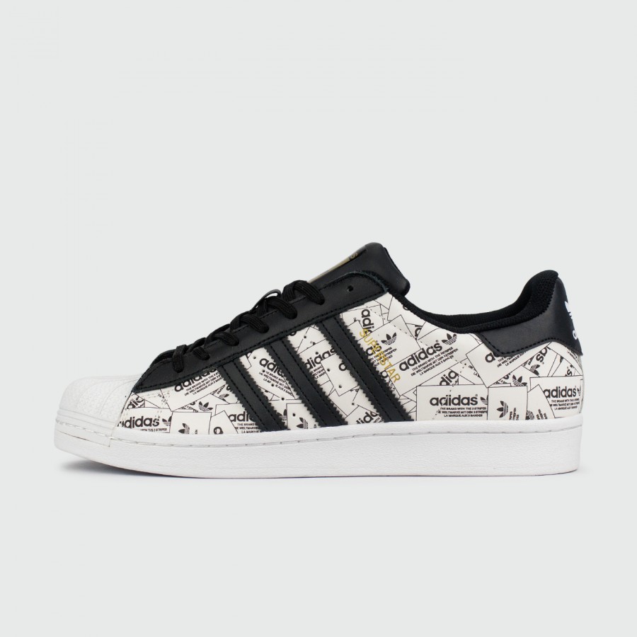 кроссовки Adidas SuperStar Black / All Reflective