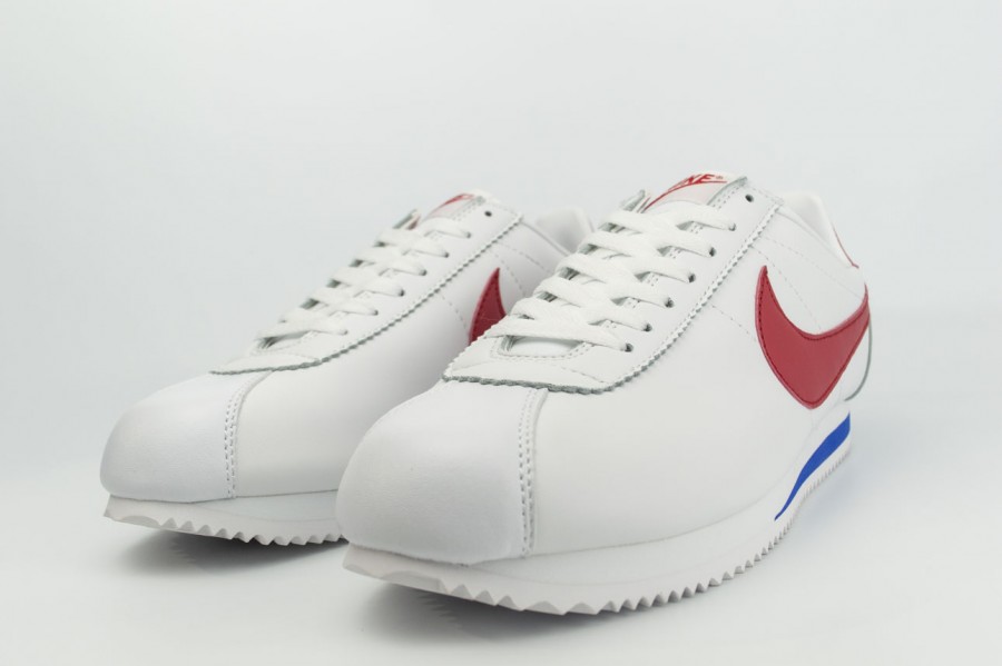 кроссовки Nike Cortez Classic Leather White / Red