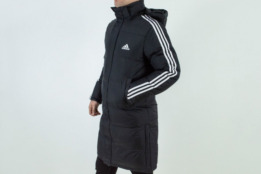 Удлиненная зимняя куртка Adidas 3STR Down Coat Black