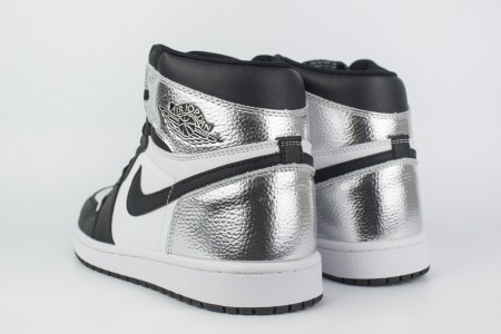 кроссовки Nike Air Jordan 1 Silver Toe