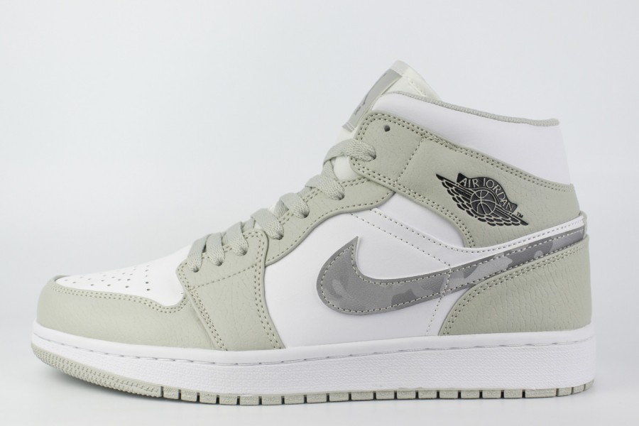 кроссовки Nike Air Jordan 1 Grey / Camo