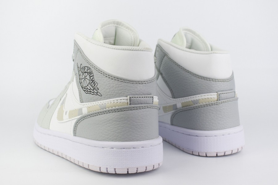 кроссовки Nike Air Jordan 1 Wmns Grey / Camo