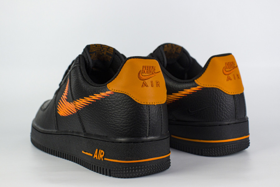 кроссовки Nike Air Force 1 Low Zig Zag Black / Orange