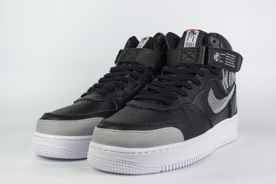 кроссовки Nike Air Force 1 High Under Construction Black