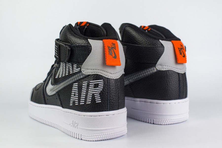 кроссовки Nike Air Force 1 High Under Construction Black